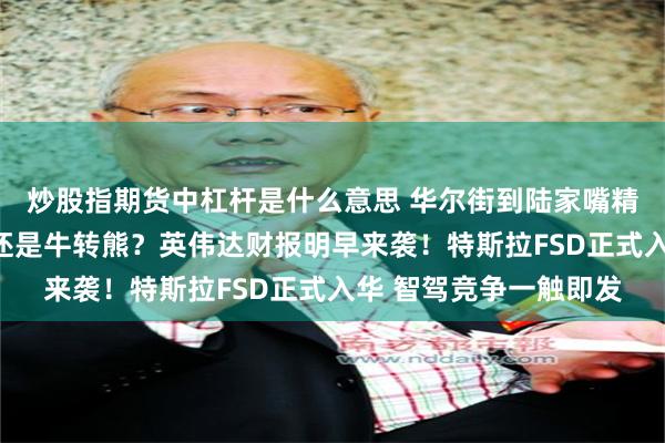 炒股指期货中杠杆是什么意思 华尔街到陆家嘴精选丨美股下跌是调整还是牛转熊?英伟达财报明早来袭!特斯拉FSD正式入华 智驾竞争一触即发