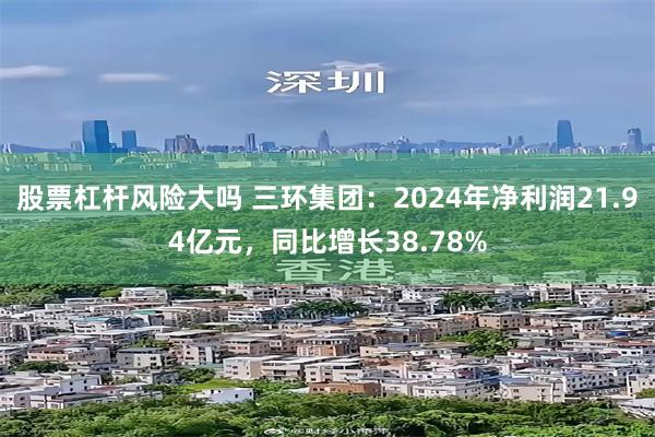 股票杠杆风险大吗 三环集团：2024年净利润21.94亿元，同比增长38.78%