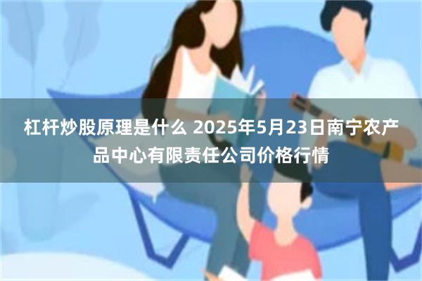 杠杆炒股原理是什么 2025年5月23日南宁农产品中心有限责任公司价格行情