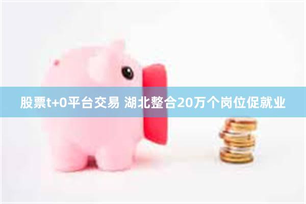 股票t+0平台交易 湖北整合20万个岗位促就业