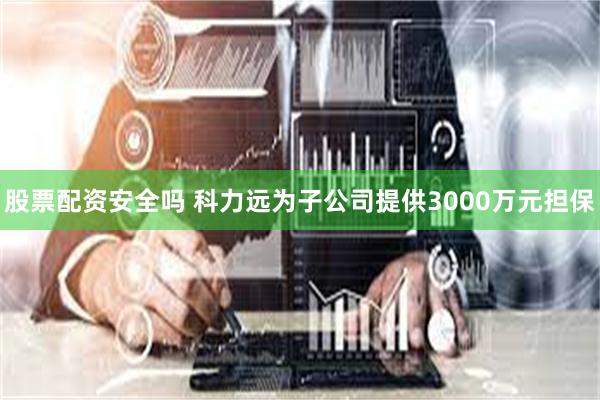 股票配资安全吗 科力远为子公司提供3000万元担保