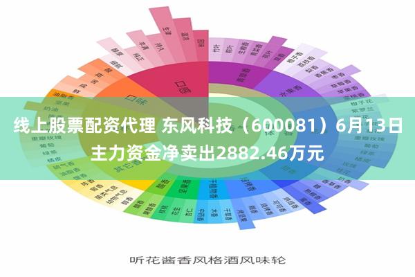 线上股票配资代理 东风科技（600081）6月13日主力资金净卖出2882.46万元