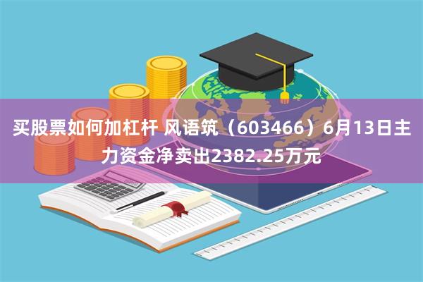 买股票如何加杠杆 风语筑（603466）6月13日主力资金净卖出2382.25万元
