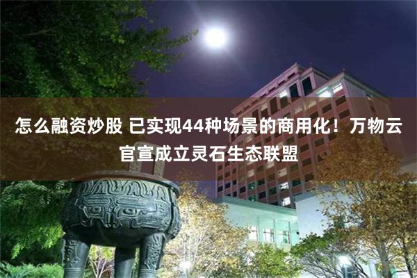 怎么融资炒股 已实现44种场景的商用化！万物云官宣成立灵石生态联盟