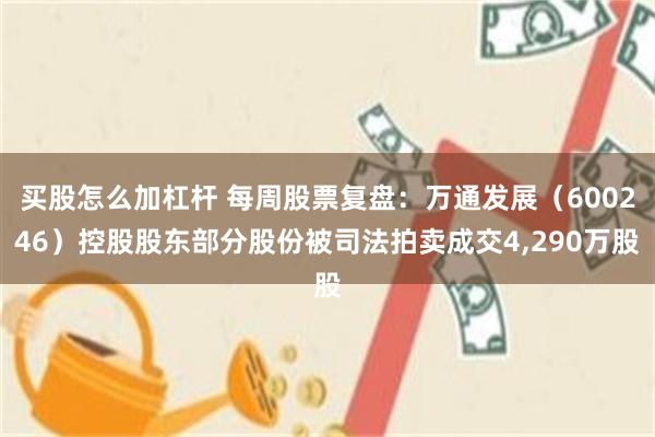 买股怎么加杠杆 每周股票复盘：万通发展（600246）控股股东部分股份被司法拍卖成交4,290万股