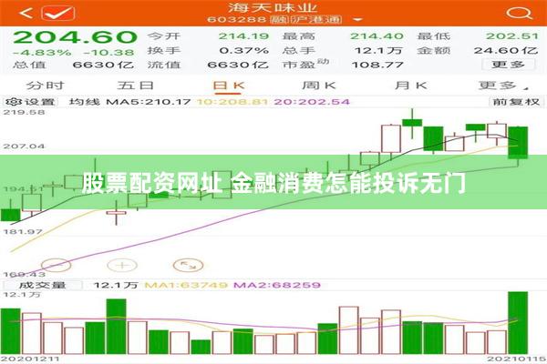 股票配资网址 金融消费怎能投诉无门