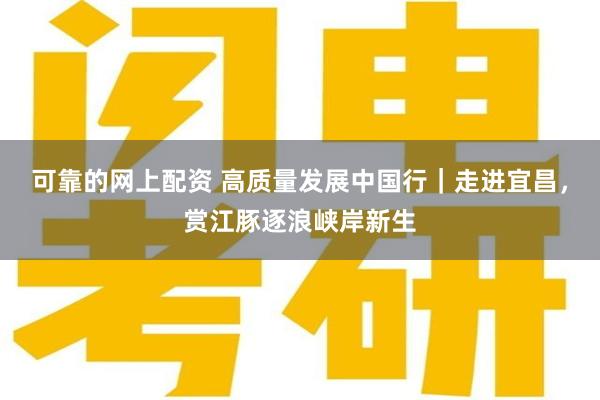 可靠的网上配资 高质量发展中国行｜走进宜昌，赏江豚逐浪峡岸新生