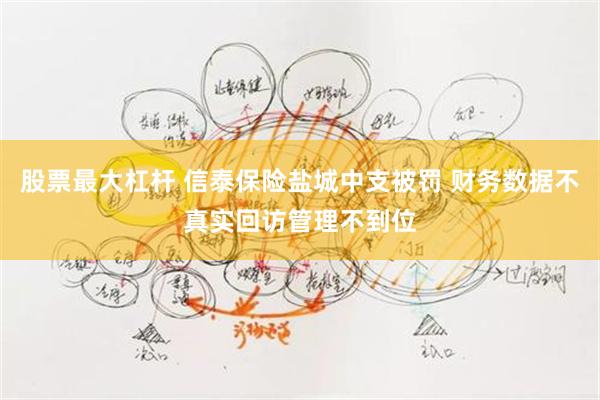 股票最大杠杆 信泰保险盐城中支被罚 财务数据不真实回访管理不到位